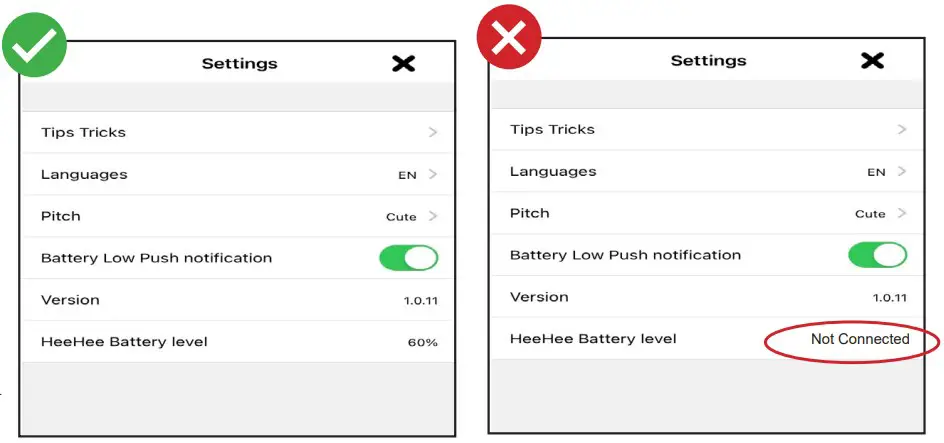 Go back to the HeeHee APP