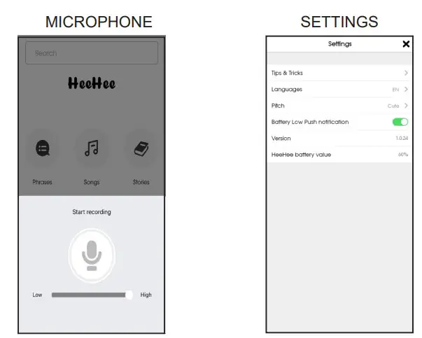How to use the App HeeHee