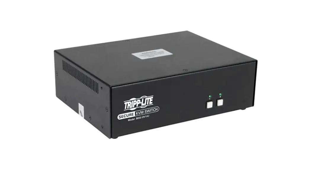 Tripp-lite B002-dv1a2-n 2-port Dvi + Audio Niap Pp3.0 Certified User Manual