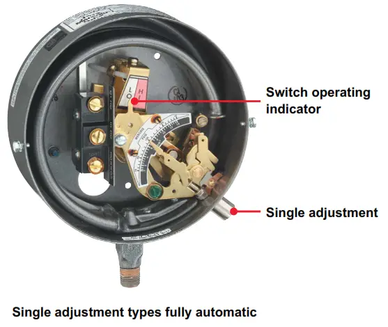 Mercoid DA DS-7000 Bourdon Tube Pressure Switches - Switch1