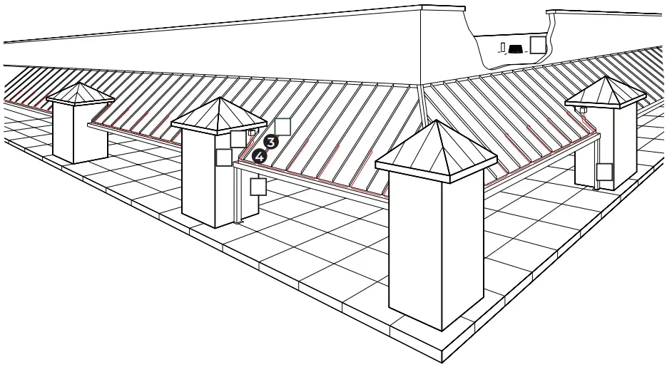 THERMON SnoTrace RGS Self Regulating Cable - metal roof