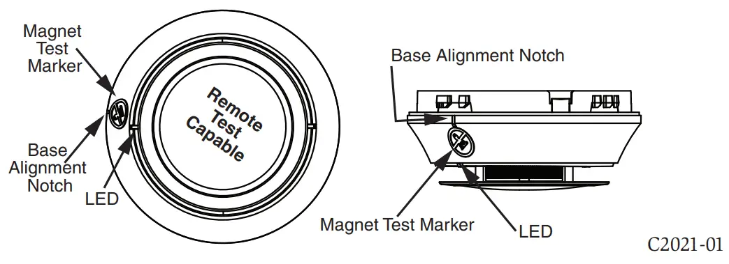 SYSTEM SENSOR 2351BR Intelligent Photoelectric Smoke Sensor with Remote - PHOTO DETECTOR