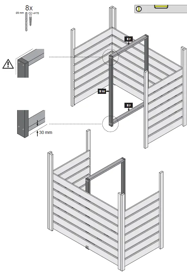 Karibu-48702-Garbage-Can-Box-Plant-Roof-14