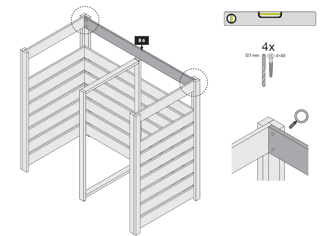 Karibu-48702-Garbage-Can-Box-Plant-Roof-17