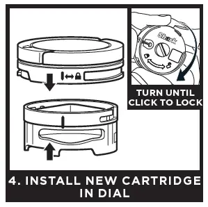 INSTALL NEW CARTRIDGE