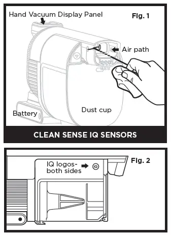 CLEANING THE SENSORS