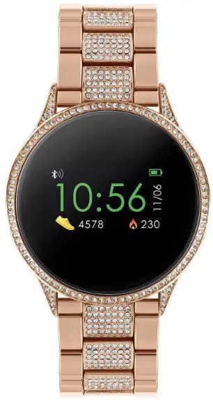 REFLEX ACTIVE Series 04 Gold Bracelet Smart Watch-FIG1