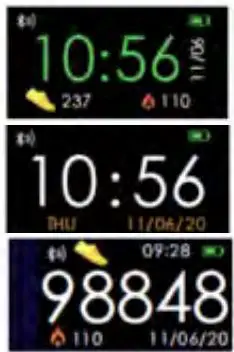 REFLEX ACTIVE Series 04 Gold Bracelet Smart Watch-FIG5