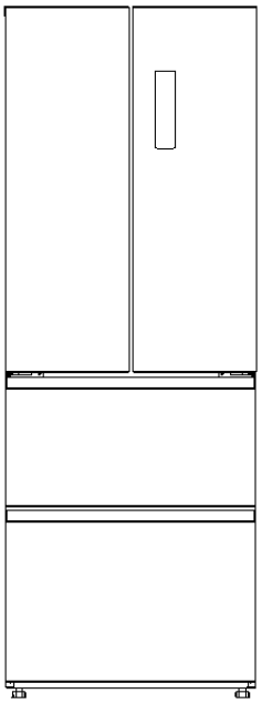 CHIQ MRF 440W Refrigerators Fresher Food