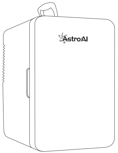 AstroAI ASIM10NB 10L Mini Fridge -