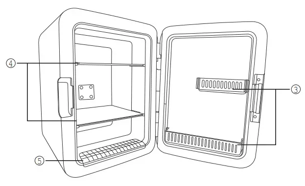 AstroAI ASIM10NB 10L Mini Fridge - pat2