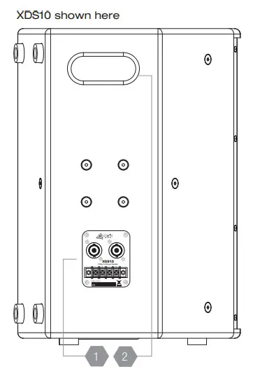 AUSTRALIAN MONITOR XDS212 Full Range Passive Loudspeaker - XDS10