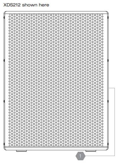 AUSTRALIAN MONITOR XDS212 Full Range Passive Loudspeaker - XDS212..