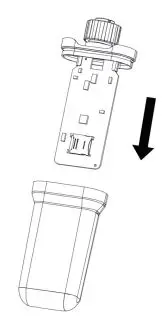 FOX-ESS GPRS GPRS0113 User Guide - Insert the Smart GPRS board into the shell