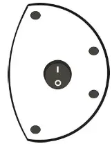 Heaters HB-1500LRC Heater - power switch