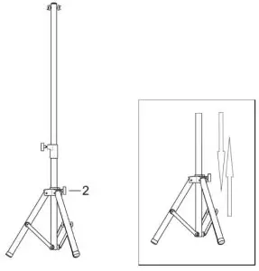 Heaters HB-1500LRC Heater - stand