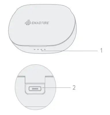 ENACFIRE E60 True Wireless Stereo Earphones fig2