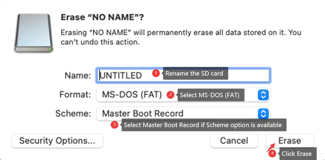 Insert the SD Card fig5