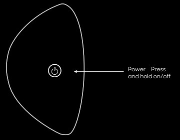 SHARPER IMAGE 1012668 Shower Mirror Speaker LED with Magnetic Mount- Connect