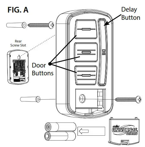 GENIE GUWWC R Universal Wireless Wall Console