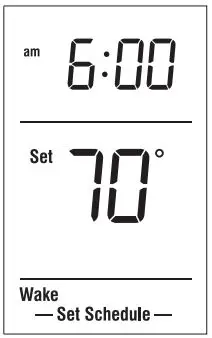 Honeywell RTH221 Programmable Thermostat User Guide - Modifying the schedule