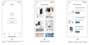 wansview W9 1080p Wireless Pan and Tilt Outdoor Camera - add