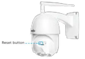 wansview W9 1080p Wireless Pan and Tilt Outdoor Camera - connected