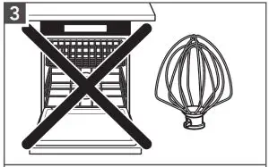 KitchenAid 5K45 Series Classic Stand Mixer - CLEANING