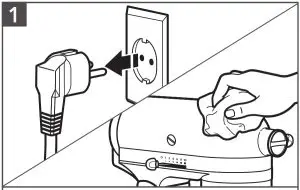 KitchenAid 5K45 Series Classic Stand Mixer - unplug