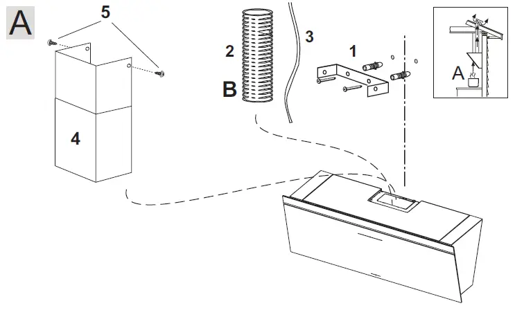 BLAUPUNKT 5DL66753 Extractor Hood FIG 2