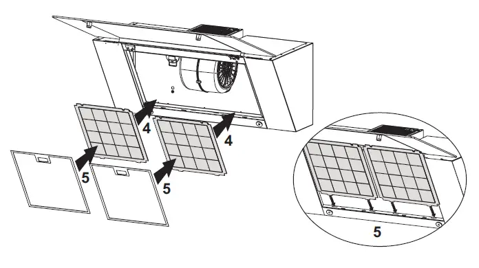 BLAUPUNKT 5DL66753 Extractor Hood FIG 5