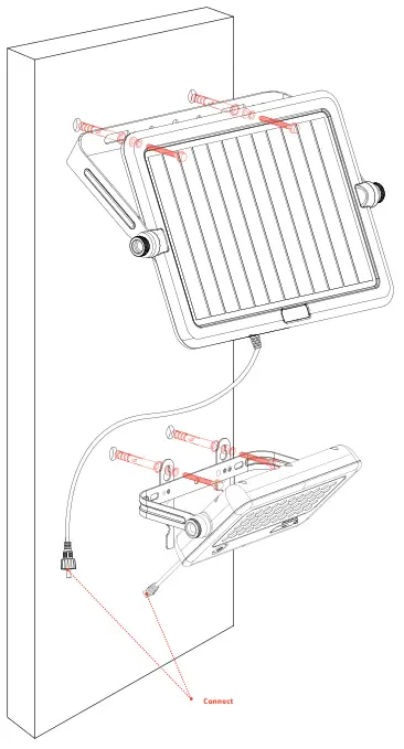 SOLTECH SOLTAB Flood Lights 10W - Installation