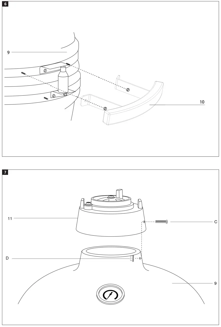 Burnse Barkles 010395 Kamado Grill - fig 5
