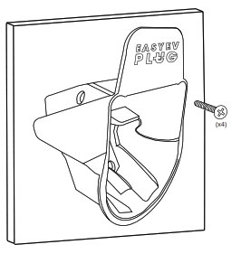 GRIZZL E GRS 14 24 AW Smart Avalanche Edition EV Charger - against the mounting