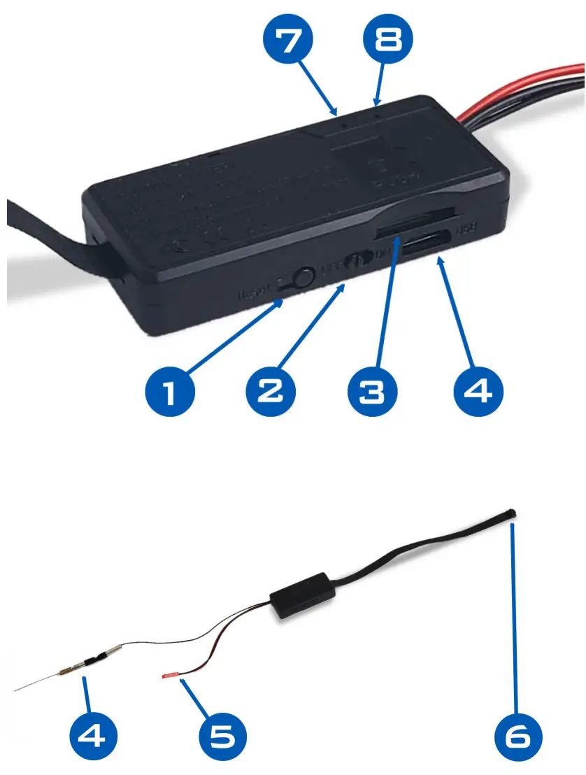Zetronix NANO 4K Ultra HD WiFi Nanny Camera - DIAGRAM