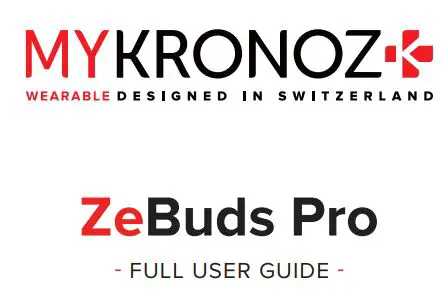 MyKronoz ZeBuds Pro