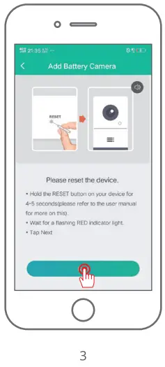 DEKCO DC5L Home Security Camera - indicator light