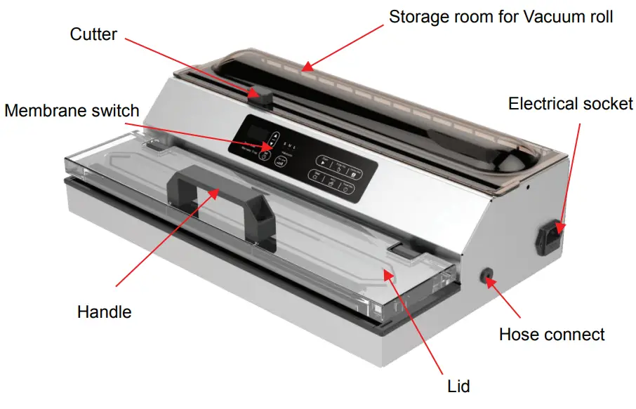 Galaxy Equipment 177GVME12SS External Vacuum Packaging Machines - Features