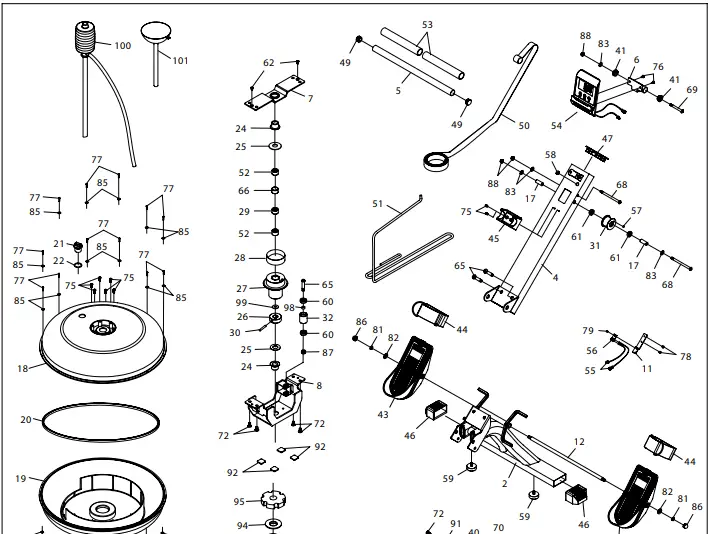 virtufit Water Resistance Row 800 Roeitrainer-fig20