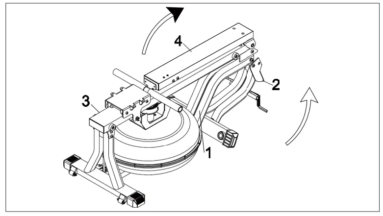 virtufit Water Resistance Row 800 Roeitrainer-fig5