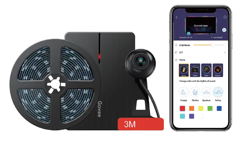 Govee H6104 Dreamcolor Wi-fi Tv Backlights Kit With Camera User Manual