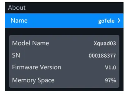 goTele XQUAD 03 GPS Tracker - About 1
