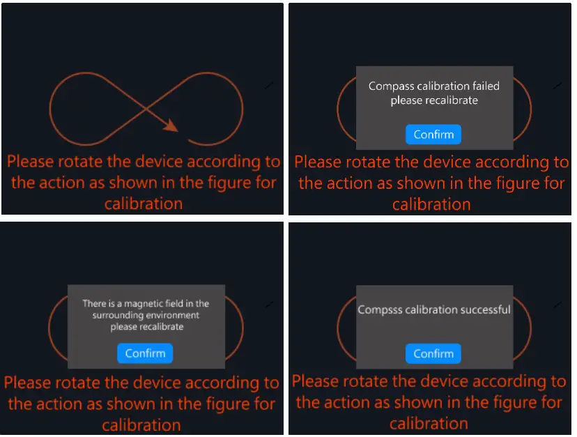 goTele XQUAD 03 GPS Tracker - Compass calibration
