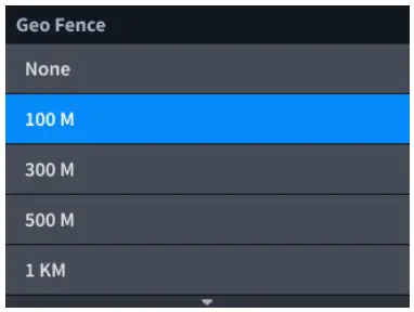 goTele XQUAD 03 GPS Tracker - Geo fence 1