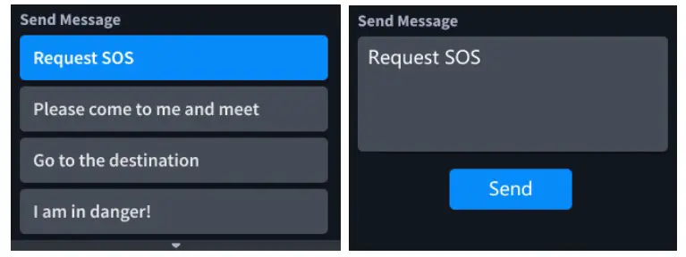 goTele XQUAD 03 GPS Tracker - Short message 2