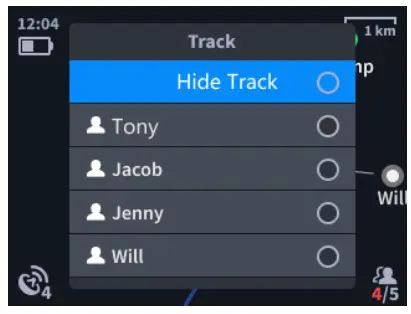 goTele XQUAD 03 GPS Tracker - Team members’ track 2