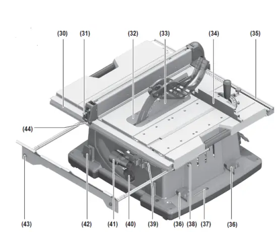 BOSCH GTS 10 XC Professional Heavy Duty Electric Table Saw-3