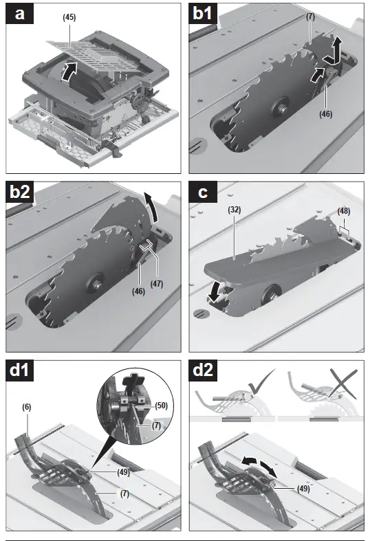 BOSCH GTS 10 XC Professional Heavy Duty Electric Table Saw-5