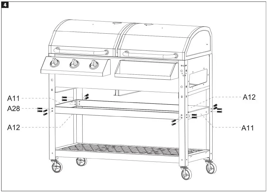 Burns-Barkles-010381-Charcoal-Gas-Grill-with-Smoker-Box-fig4