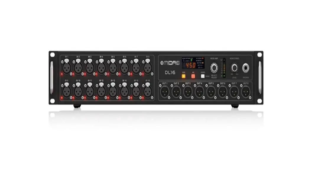 Midas Dn4816-o Bus-powered Stageconnect Interface With 16 Analogue Outputs And Ultranet In/out User Guide